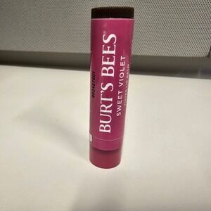 Burt's Bees Sweet Violet Tinted Lip Balm Moisturizing Color Lip Care